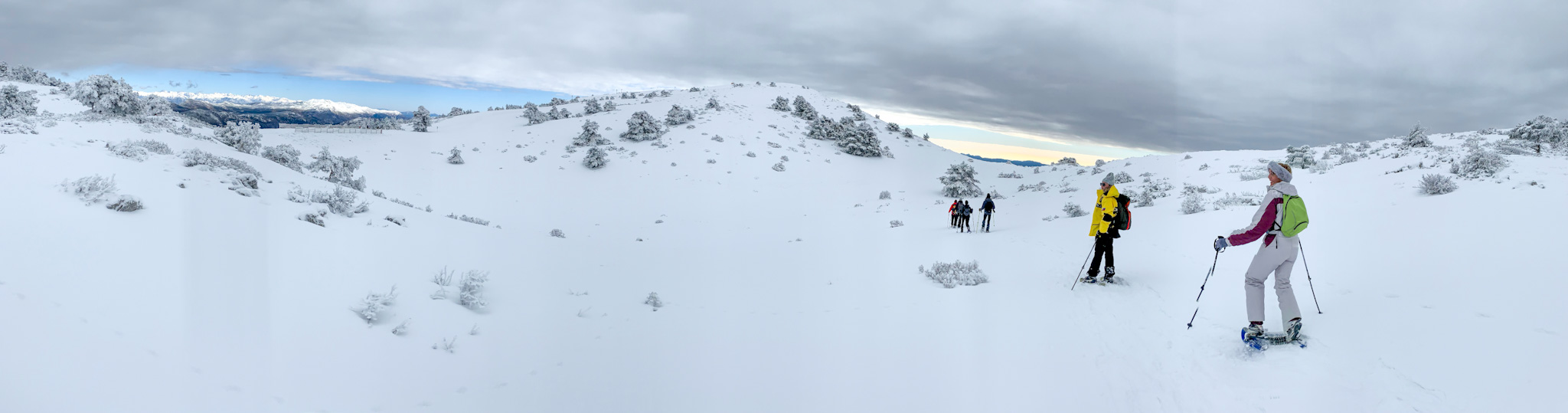 Randonnée en raquettes à neige Mercantour, Alpes Maritimes