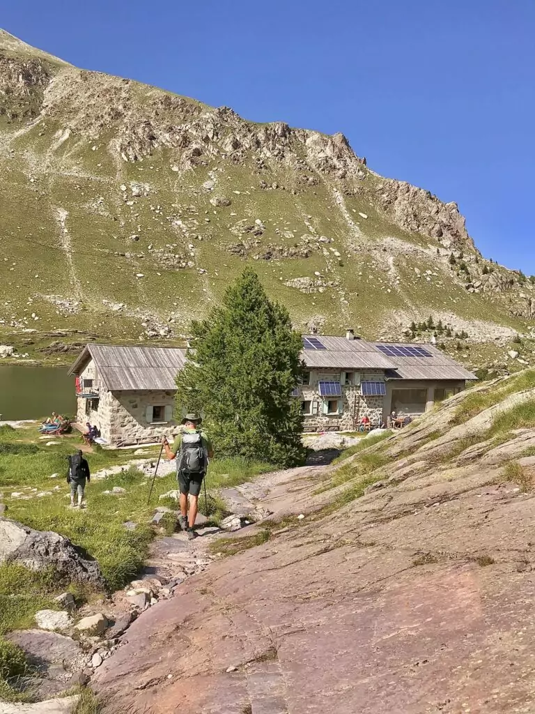 Arriv&eacute;e au refuge des Merveilles
